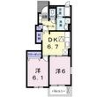 ウェルフェアBの間取図