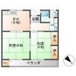 下原ハイツB棟の間取図