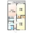 表アパートの間取図