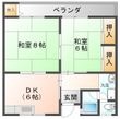 下原ハイツA棟の間取図