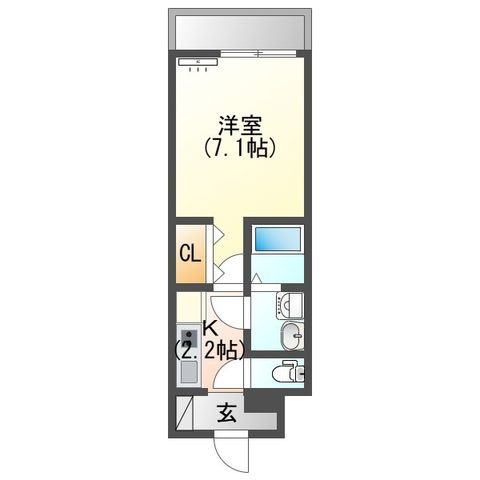 拡大写真:Sanluri 1階103の間取り