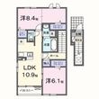 畠敷町アパート Aの間取図