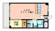 アドライフコーポの間取図