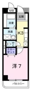 メルヴェイュ・ロジュマンの間取図