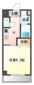 フルリール松浦Ⅱの間取図