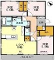 ファミーユスクエアー B棟の間取図