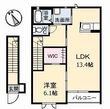 フルール東川口の間取図