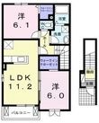 グランディールの間取図