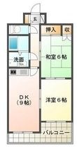 エーデルハイムKの間取図