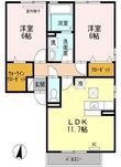 グランデージLisaの間取図