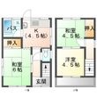 卜部住宅の間取図