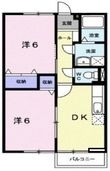 ヴィラージュ坪生の間取図