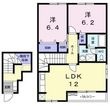 グランドール B棟の間取図
