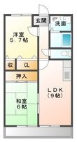 アーバン新徳田の間取図