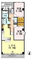 グランパルクの間取図