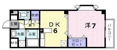 拡大写真:ソシオグランデ 1階101の間取り