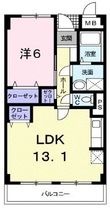 ニューマリッチ東深津の間取図