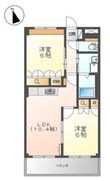 ランドマーク曙弐番館の間取図
