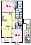 カーサフィオーレ B棟の間取図