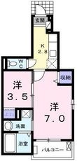 サンシティ曙　Ａ棟の間取図