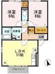 ウィルモア川口の間取図