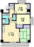 西町ロイヤルスクエアの間取図