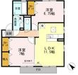 グランドール D棟の間取図