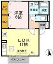 シティーハウス南手城2の間取図
