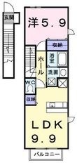 エクレール沖野上の間取図