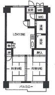 レジデンスマサノ1の間取図