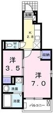 グリーチネローザの間取図