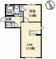 ベルソーの間取図