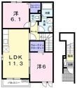 レジデンスアイビーの間取図