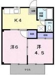 シティハイツ神辺の間取図