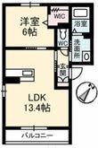グランベレオ沖野上の間取図