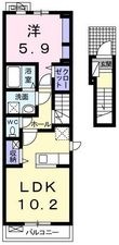ベラルーチェ Ⅱの間取図