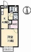 コーポラスツチヤの間取図
