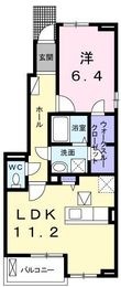 エルシャーレ A棟の間取図