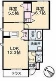 サンライズ小松の間取図