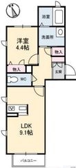 写真：エトワール御船2階の間取図