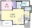レスポワール東深津の間取図