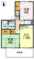セジュール渡邊 D棟の間取図