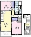 カーサフィオーレ A棟の間取図