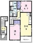 カーサフィオーレ A棟の間取図