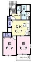 イースト フラワーの間取図