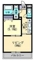 アルーア西町の間取図