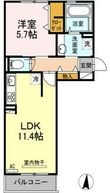 キャルル B棟の間取図