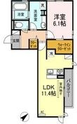 D-roomエル・セントロの間取図