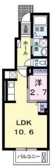シャムロック春日 Ⅰの間取図