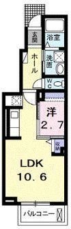 シャムロック春日 Ⅱの間取図